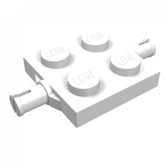 Plate, Modified 2 x 2 with Wheels Holder