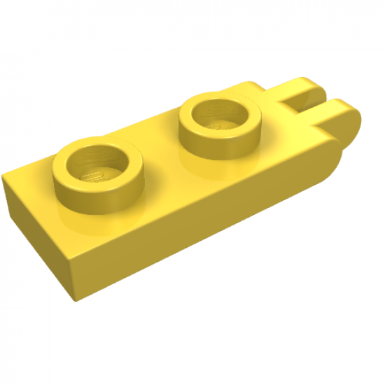 Hinge Plate 1 x 2 with 2 Fingers - Hollow Studs