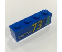 Brick 1 x 4 with Racing 73 Pattern