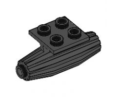 Aircraft Engine Strakes, 2 x 2 Thin Top Plate