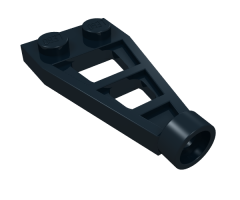 Plate, Modified 1 x 2 with Long Stud Receptacle (Space Wing)