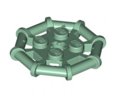 Plate, Modified 2 x 2 with Bar Frame Octagonal, Reinforced, Completely Round Studs