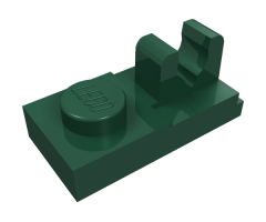 Plate, Modified 1 x 2 with Clip on Top