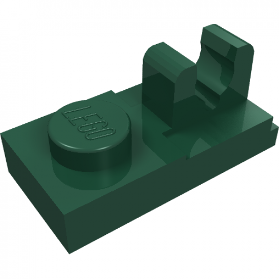 Plate, Modified 1 x 2 with Clip on Top