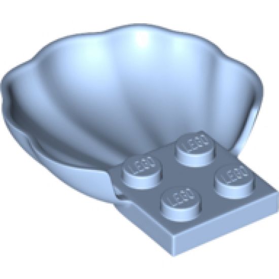 Animal, Body Part Clam / Scallop Shell with 4 Studs