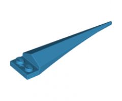 Plate, Modified 1 x 2 with Angular Extension and Flexible Dark Azure Tip