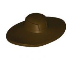 Minifigure, Headgear Hat, Very Wide Brim
