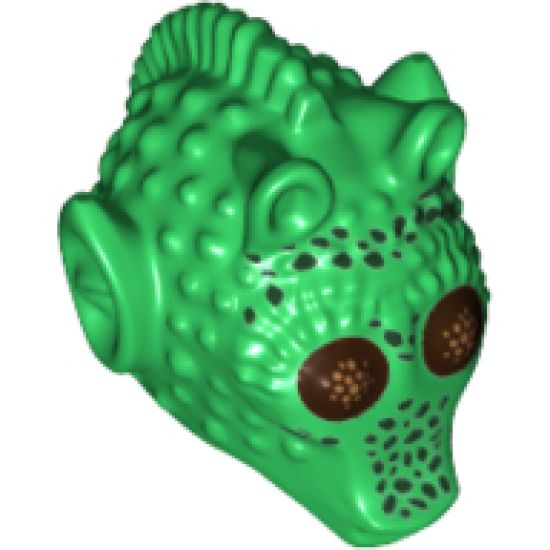 Minifigure, Head, Modified SW Rodian Pattern