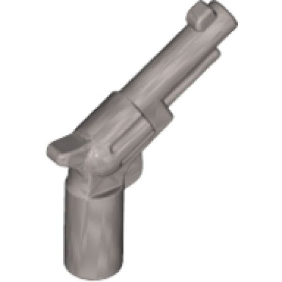 Minifigure, Weapon Gun, Pistol Revolver - Small Barrel