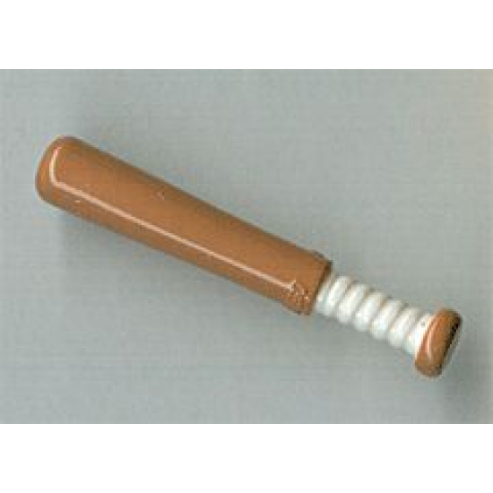 Minifigure, Utensil Baseball Bat 4L with White Grip Handle Pattern