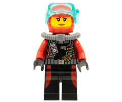 Scuba Diver, Female without Flippers