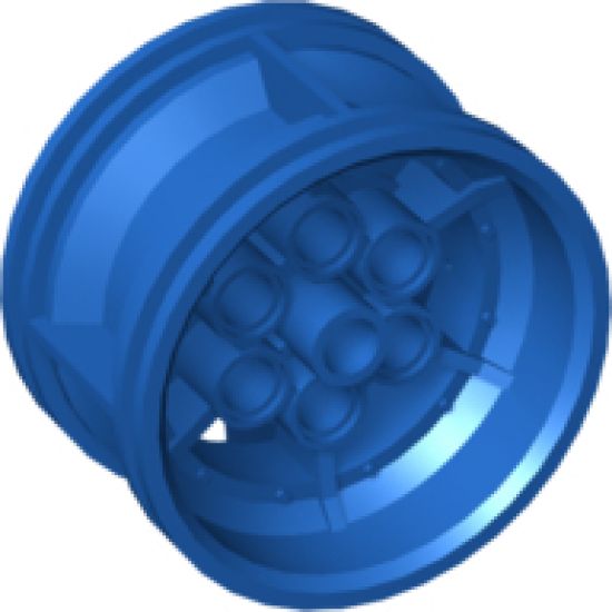 Wheel 43.2mm D. x 26mm Technic Racing Small, 6 Pin Holes