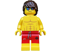 Lifeguard, Male - Minifigure only Entry