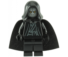 Emperor Palpatine - Light Bluish Gray Head, Black Hands