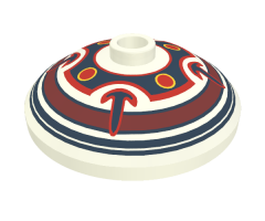 Dish 3 x 3 Inverted (Radar) with Orient India Shield Pattern