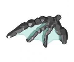Minifigure, Body Wear Wing Rocky with Smooth Trans-Light Blue Membranes Pattern