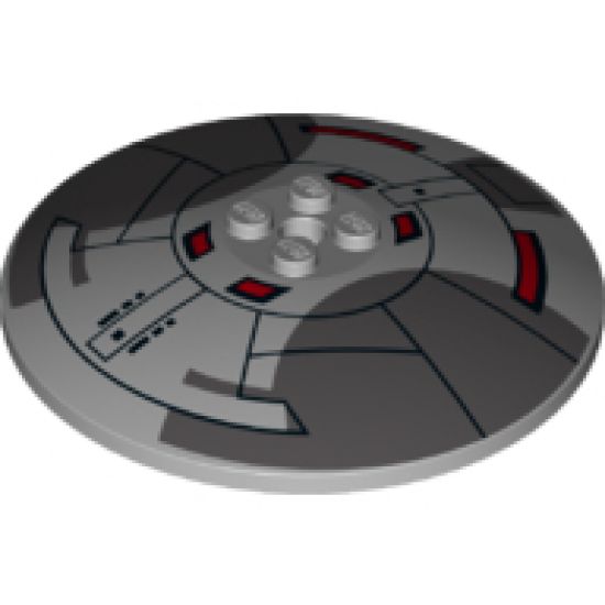 Dish 8 x 8 Inverted (Radar) with SW Sith Infiltrator Pattern