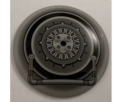 Dish 10 x 10 Inverted (Radar) - Hollow Studs with SW Tank Droid Pattern