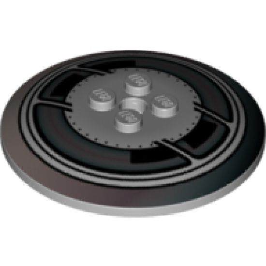 Dish 6 x 6 Inverted (Radar) - Hollow Studs with SW AT-AT/AT-TE Pattern