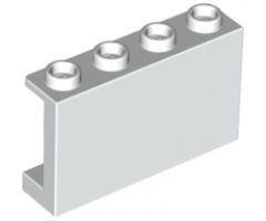 Panel 1 x 4 x 2 with Side Supports - Hollow Studs