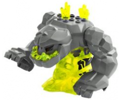 Geolix with 2 Crystals on Back (Rock Monster)