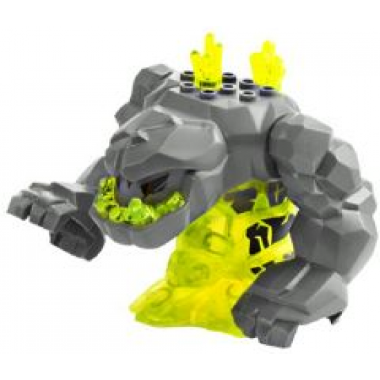 Geolix with 2 Crystals on Back (Rock Monster)