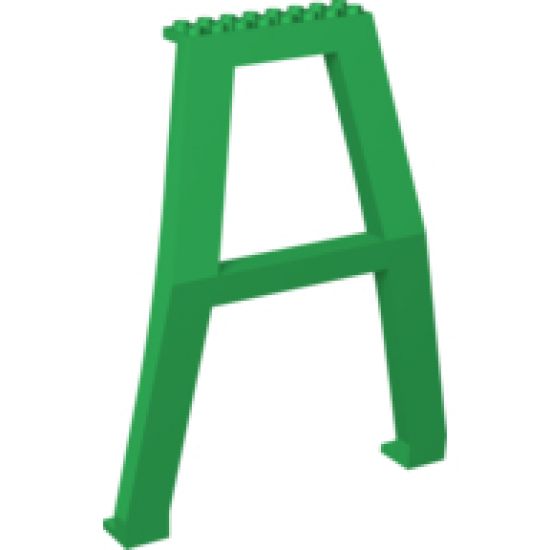 Support Crane Stand Double - No Studs on Cross-Brace with Axle Holes on Top