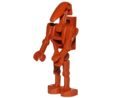 Battle Droid Dark Orange with Back Plate