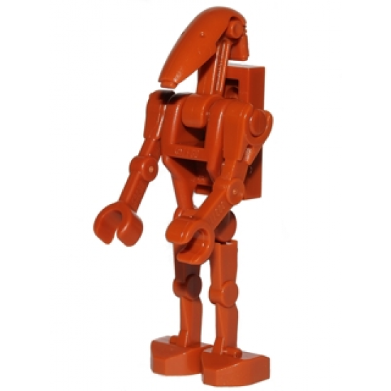 Battle Droid Dark Orange with Back Plate