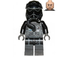 First Order TIE Fighter Pilot, Two White Lines on Helmet