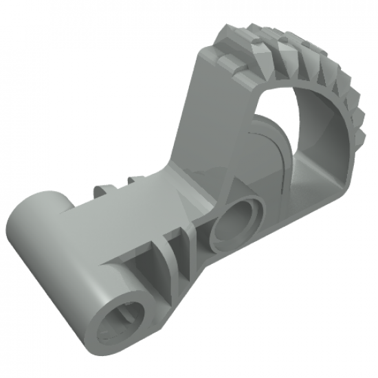 Technic, Gear Arm 2 x 5 with 1/4 Gear 8 Tooth Double Bevel
