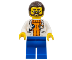 Arctic Scientist - Dark Brown Hair, Beard