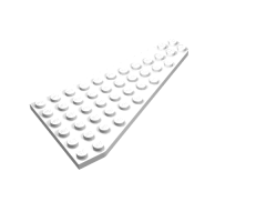 Wedge, Plate 7 x 12 Wing Left