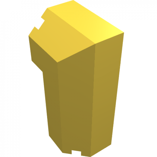 Brick, Modified Octagonal 2 x 2 x 3 1/3 Corner