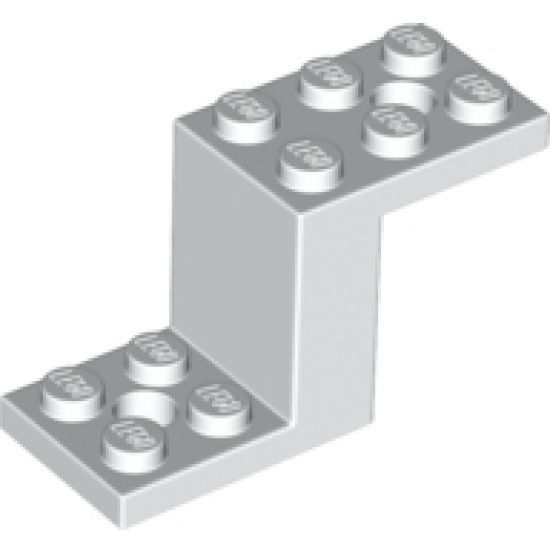Bracket 5 x 2 x 2 1/3 with 2 Holes and Bottom Stud Holder