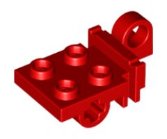 Plate, Modified 2 x 2 with Pin Hole on Side and Axle Hole on Bottom