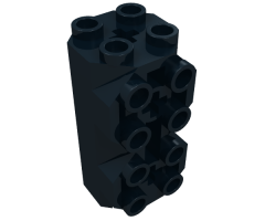 Brick, Modified Octagonal 2 x 2 x 3 1/3 with Side Studs