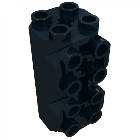 Brick, Modified Octagonal 2 x 2 x 3 1/3 with Side Studs