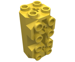 Brick, Modified Octagonal 2 x 2 x 3 1/3 with Side Studs