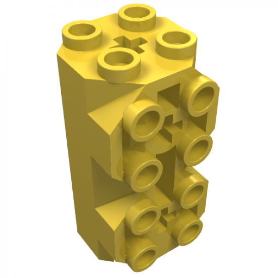 Brick, Modified Octagonal 2 x 2 x 3 1/3 with Side Studs