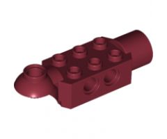 Technic, Brick Modified 2 x 3 with Pin Holes, Rotation Joint Ball Half (Horizontal Top), Rotation Joint Socket