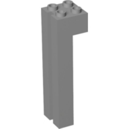 Brick, Modified 2 x 2 x 6 with Groove