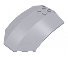 Windscreen 8 x 6 x 2 Curved
