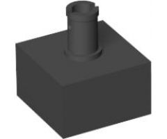 Brick, Modified 2 x 2 No Studs, Top Pin