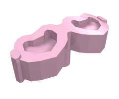 Friends Accessories Glasses, Heart Shaped with Pin