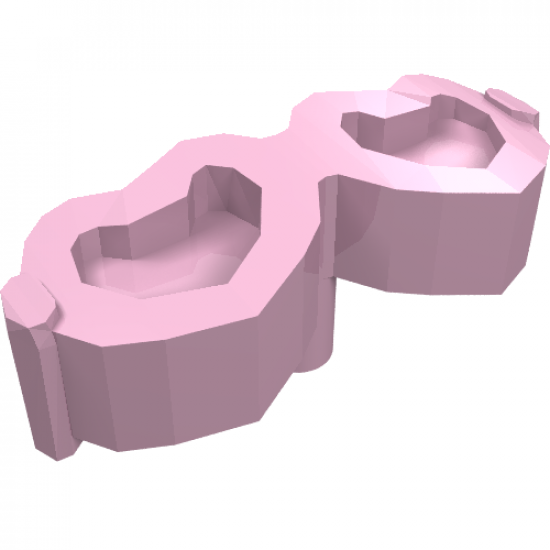 Friends Accessories Glasses, Heart Shaped with Pin