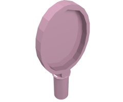 Friends Accessories Hand Mirror with Heart on Reverse