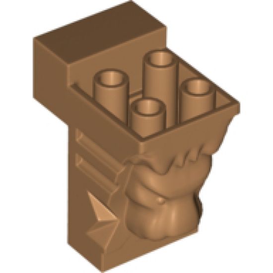 Brick, Modified 2 x 3 x 3 with Cutout and Lion Head