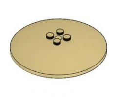 Dish 8 x 8 Inverted (Radar) - Solid Studs