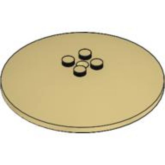 Dish 8 x 8 Inverted (Radar) - Solid Studs